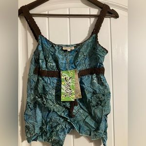 Crochet tropical Santiki junior top